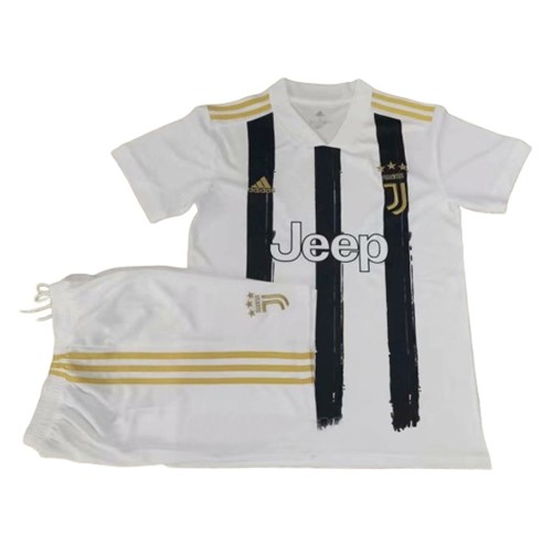 Trikot Juventus Heim Kinder 2020-21 Schwarz Weiß Fussballtrikots Günstig